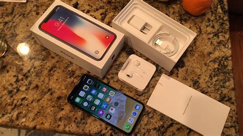 New Iphone X Unboxing Space Grey Youtube