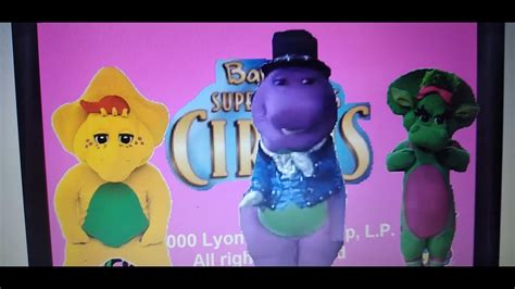 Barney S Super Singing Circus Live Youtube