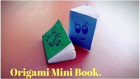 Easy Mini Origami Notebook Tutorial How To Make A Paper Notebook Step