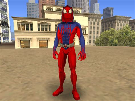 Gta San Andreas Spider Man Unlimited Scarlet Spider New Suit Mod