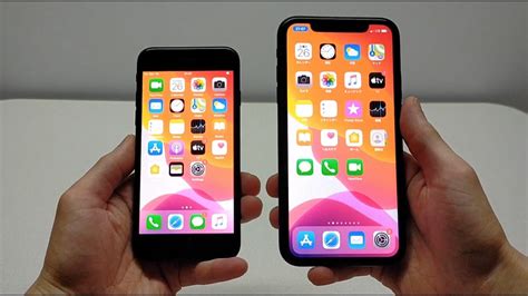Iphone Se 2020 And Iphone Xr11 Size Comparison Youtube