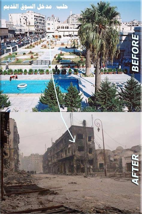 Aleppo Before And After Syria Pictures World Cities Aleppo City
