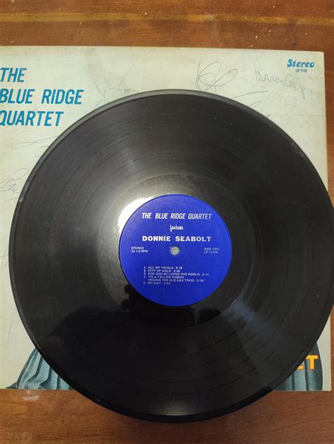 The Blue Ridge Quartet Features Donnie Seabolt Rvinyl