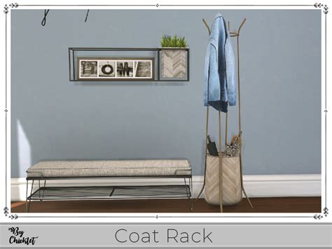 The Sims Resource Stay Awhile Coat Rack Deco