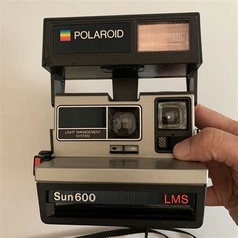 Vintage Polaroid Lms Sun600 Instant Film Camera Retro Unit
