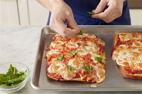 Recipe Three Cheese Focaccia Pizzas With Marinated