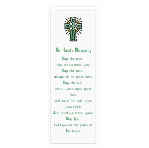 An Irish Blessing Bookmark