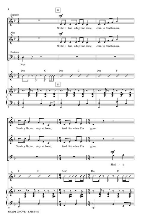 Shady Grove Sheet Music By Robert I Hugh Sku 00117664 Stantons
