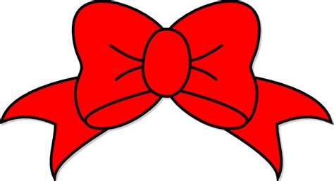 Red Bow Clipart Transparent
