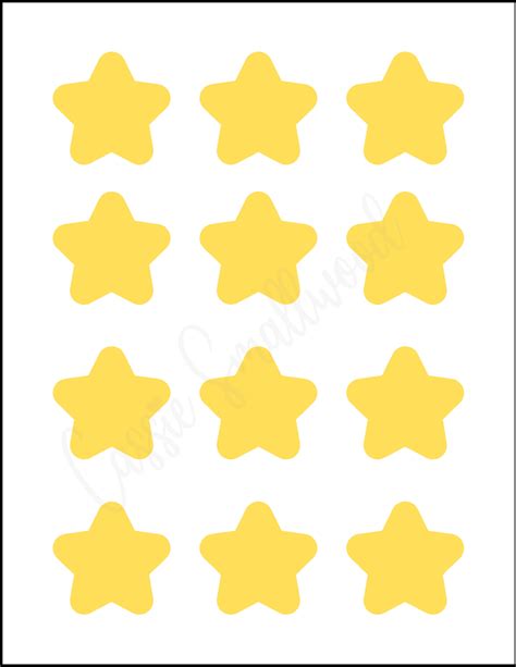 46 Printable Star Templates Tons Of Different Sizes Cassie Smallwood