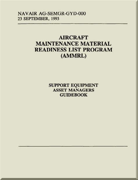 Aircraft Maintenance Material Readiness List Program Ammrl