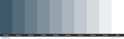 Tints Xkcd Color Dark Grey Blue 29465b Hex Colors Palette Colorswall