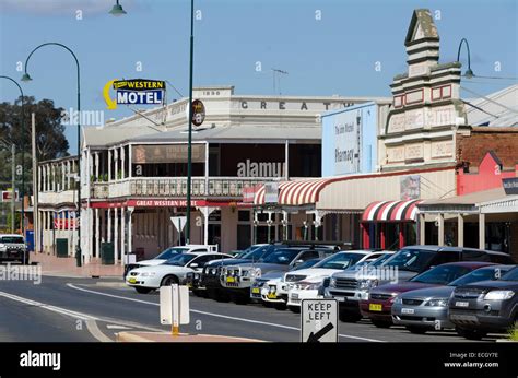 Great Western Hotel And Shops Barrier Highway Main Street Cobar New
