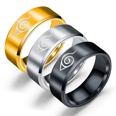 Anime Naruto Steel Ring Price 300 And Free Shipping Animeoverstock