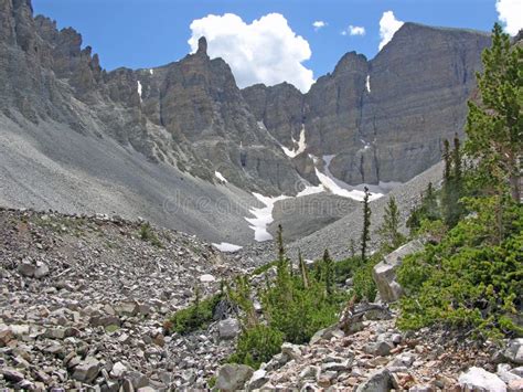 Glacier Below Wheeler Peak In The Great Basin National Park Nevada