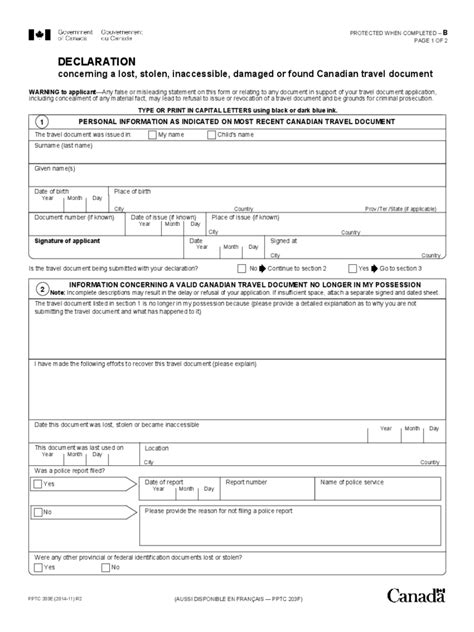 Constitution of the united states of america, the fundamental law of the u.s. Passport Declaration Form - 2 Free Templates in PDF, Word ...