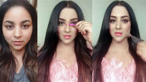 Indian Woman Makeup Transformation