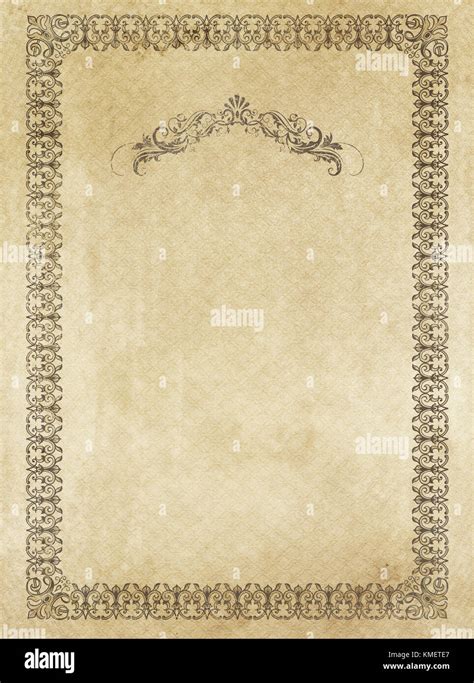 Old Paper With Border