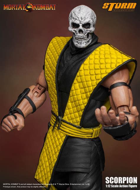 Storm Collectibles Mortal Kombat Scorpion Figure Revision Images The