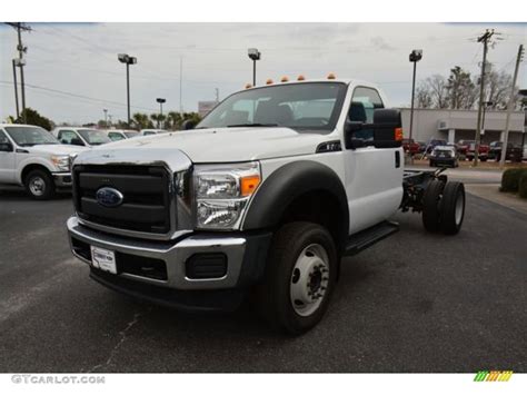 2015 Oxford White Ford F450 Super Duty Xl Regular Cab Chassis