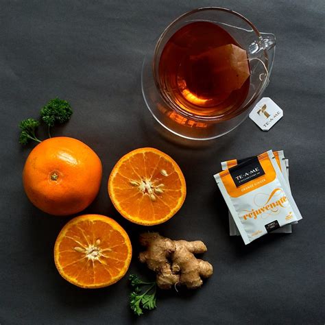 Orange Ginger Infusion Tea Might Protect You From Cold And Cough Te A Me