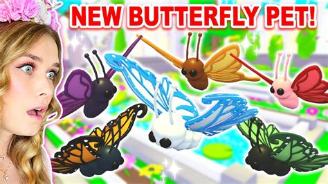 New Adopt Me Butterfly Pets Roblox Youtube