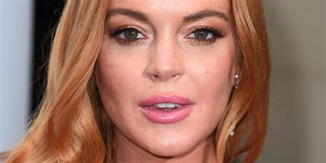 Lindsay Lohan Stuns In Pink For Red Carpet Debut With Rumored Fiancé