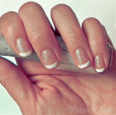 Glitter French Gel Manicure