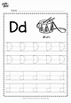 Letter D Tracing Worksheets | AlphabetWorksheetsFree.com