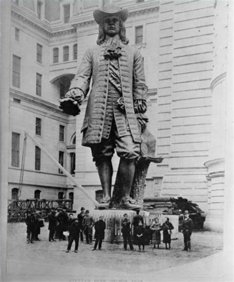 William Penn Statue Philadelphia 1893 Historic Philadelphia