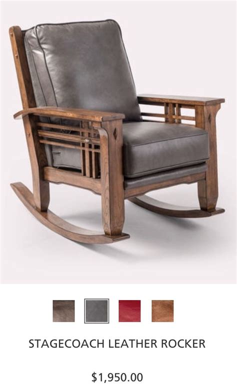 Leather Rocker Rocking Chair Chair Furniture