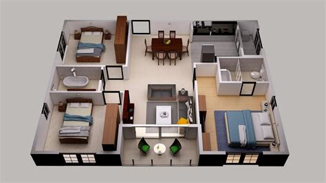3d Floor Plan Design For Small Area House Plan Design 3 Bedroom And