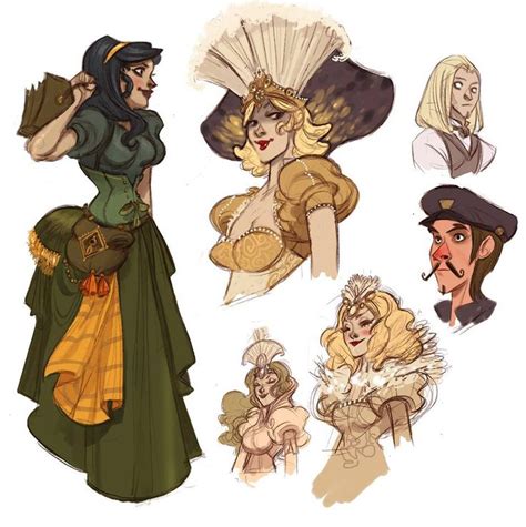 Steam Girls By Sally Avernier On Deviantart Character Design