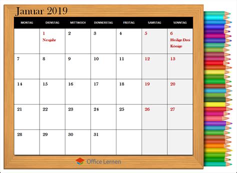 Powerpoint Kostenlose Kalendervorlagen 2019 Office