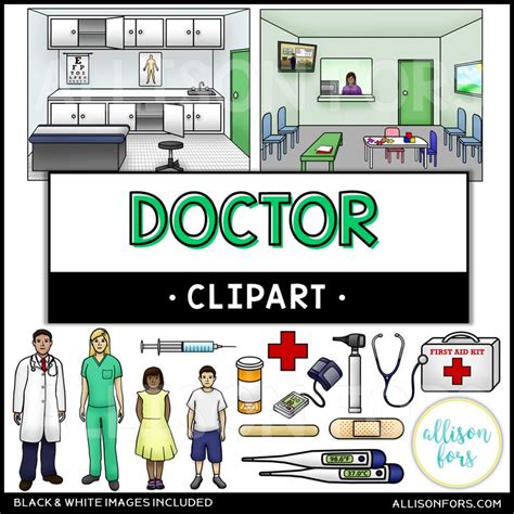 Community Helpers Doctor Clip Art Allison Fors Doctor Clip Art