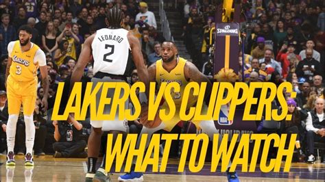 Lakers fans downvoting right now only getting steamier reading all these comments about how they're gonna have to stop this. Lakers vs Clippers: Let's Go! Here's What To Watch - YouTube