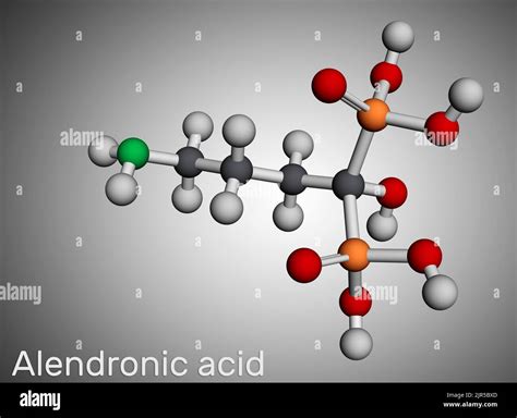 Alendronic Acid Molecule It Is Bisphosphonate Drug Used For Treatment