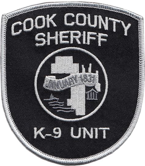 Cook County Sheriff Patches Chicago Cop Shop