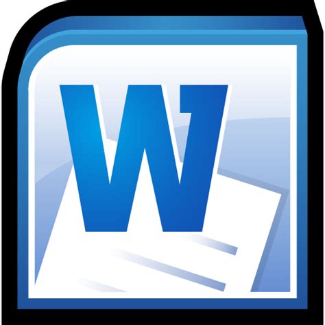 Microsoft Office Word Icon Office 2010 Icons Softiconsm Png Transparent