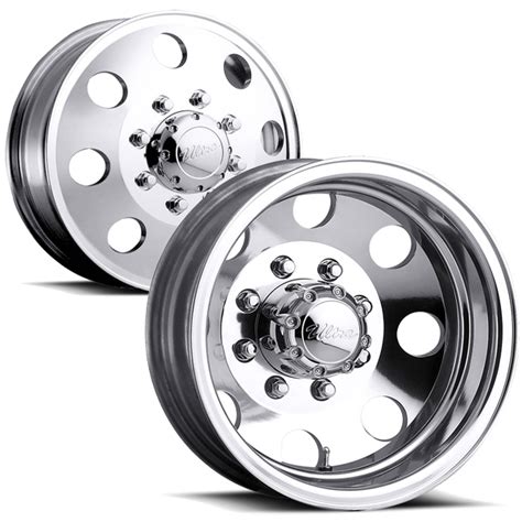 Front And Rear Set Ultra 02p Modular Dually 17x65 8x1651 Polished