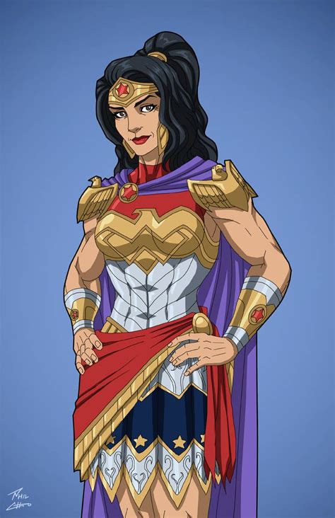 Queen Hippolyta Earth 27 Commission By Phil Cho On Deviantart