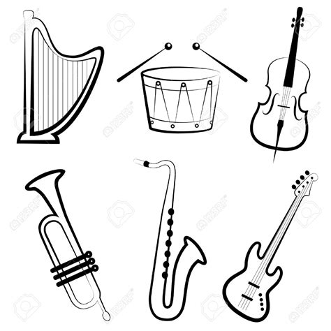 Musical Instruments Drawing At Explore Collection