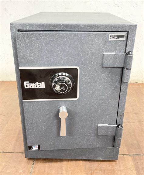 Lot Gardall Combination Security Safe W Key And Combo