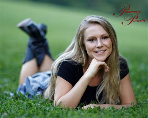 Laying In Our Back Field Of Grass One Evening In Late Summer Senior Pictures High School