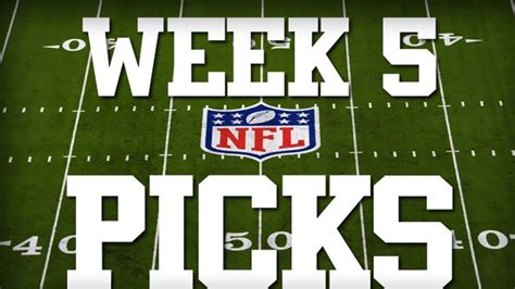 NFL Week 5 Predictions YouTube
