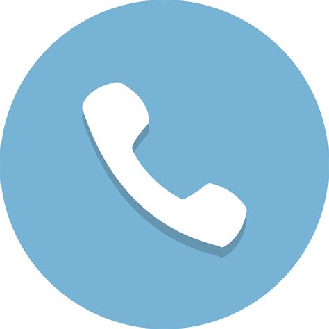Round Blue Phone Icon Png Rwanda 24