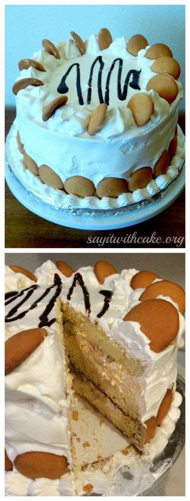 Delicious, layered pudding torte that is so easy to make. Banana Pudding Layer Cake | Recipe | Banana pudding ...