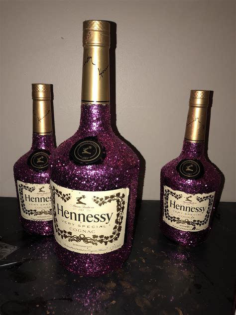 Decorated Henny Bottles Liquor T Baskets Liquor Ts Alcohol Bottle Crafts Alcohol