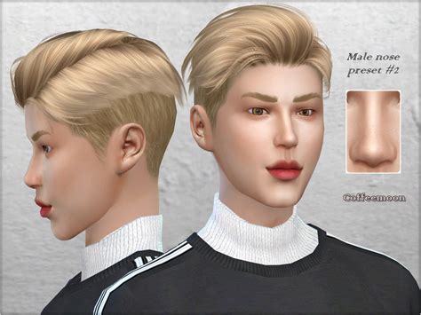 Male Nose Preset 2 By Coffeemoon At Tsr Sims 4 Updates