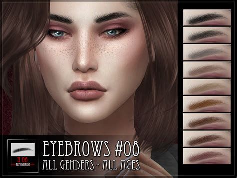 Sims 4 Ccs The Best Eyebrows By Remus Sirion